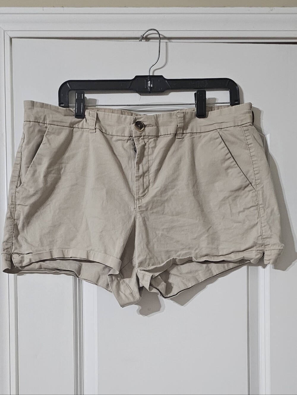 🔥Old Navy Light Beige Cotton Blend Women's Casual Shorts🔥